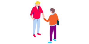 Shake hands illustration