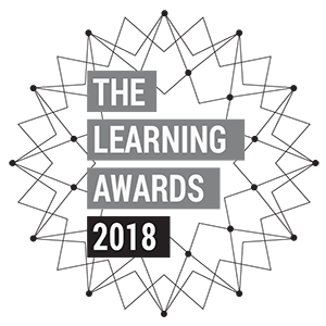 The Learning Awards 2018 award badge