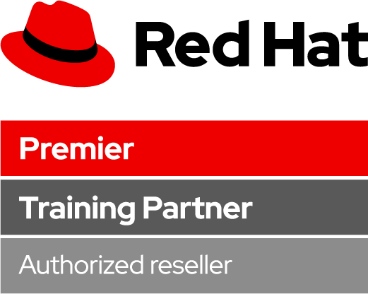 Red Hat Premier Training Partner Authorized reseller logo